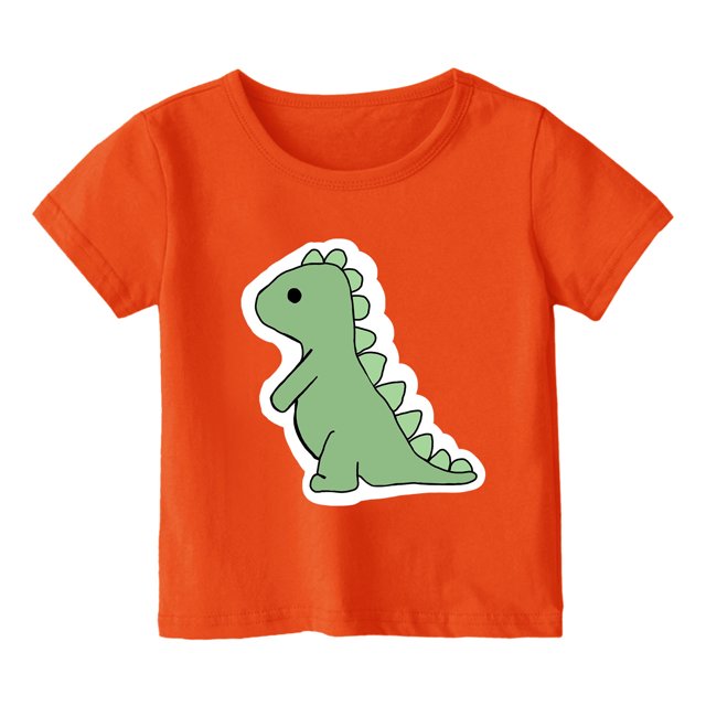 Vêtements Garçon Enfant Vêtements d'Été Chandail Dinosaure T-Shirt à Manches Courtes Tee Short Ensemble 10-11 Ans Pyjamas Garçon
