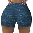 thumbnail image 2 of Haiem Shark (2) No Front Seam Biker Shorts for Women Yoga Workout Gym Bike Shorts with Tummy Control Moisture-Wicking-Medium, 2 of 9