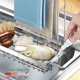 thumbnail image 3 of Soporte para esponja para fregadero de cocina, organizador expandible (16,7"-21,2") para fregadero de cocina con soporte para paño de cocina, soporte de acero inoxidable para colocar sobre, 3 of 8