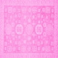 thumbnail image 1 of Ahgly Company Indoor Square Oriental Pink Modern Area Rugs, 3' Square, 1 of 4