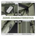 thumbnail image 4 of Ktaxon Inflatable Tent with Hand Pump for Camping, Easy Setup Air Glamping Tents, All-Weather Waterproof Blow up Camping Tent for Family, Green, 4 of 10