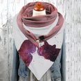 thumbnail image 3 of Universal Autumn Winter Warm Windproof Cat Prints Double-Layer Buckle Scarf, 3 of 9