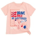 thumbnail image 4 of NASA Little Girls' 3-Pack Short Sleeve T-Shirts Pink Tie Dye White, 4 of 7
