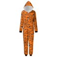 thumbnail image 2 of Pyjamas Assortis pour la Famille en Toile d'Araignée et Araignée, Tenues Assorties pour la Famille, Pyjamas Assortis pour un Style Familial Cohérent (Orange), 2 of 4