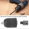 thumbnail image 3 of 2-13mm Plastic Keyless Drill Chuck 1/2"-20UNF with 1/2" Chuck Adapter for Impact Wrench Conversion, 3 of 5