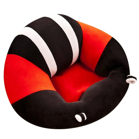 Big Deal!npkgvia Sitting Chair Comfortable Infant Soft Plush Floor Support Seat Learning to Soft Animal Shaped Sofa for Newborn,Red