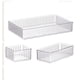 thumbnail image 1 of Organizador de maquillaje, caja de almacenamiento de escritorio, acrílico, multiusos, para tocador 3 piezas, 1 of 9