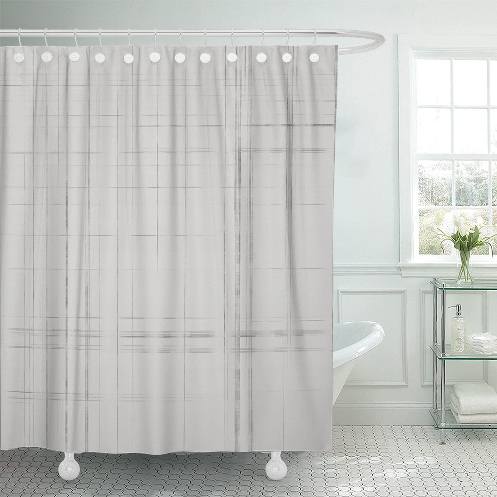 PKNMT Gray Retro Wool Woven for Plaid Shawl Simple Light Polyester