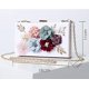 thumbnail image 3 of Bolso de mano de noche de acrílico transparente con flores para mujer, fiesta de graduación, boda, cóctel, banquete, 3 of 4