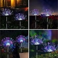 thumbnail image 1 of Cadena de luces LED con cable de cobre solar, decoración navideña, enchufe de tierra, lámpara de humo, luz de diente de león, luz de colores impermeable para exteriores, 1 of 5