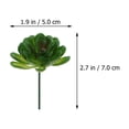 thumbnail image 4 of GOOHOCHY 24 piezas de suculentas artificiales de imitación para decorar el hogar., 4 of 8