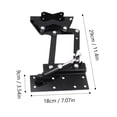 thumbnail image 5 of KAKOWELY Folding Coffee Table Lifting Frame Spring Hinges Furniture Lifting Rack,11.42"X7.09"X3.54", 5 of 5