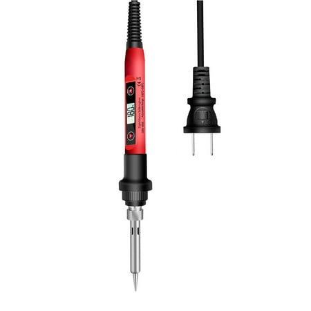 

Digital Display Soldering Iron Digital Display Electric Soldering Iron Welder Tools US Plug (Red)