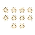 thumbnail image 2 of Cuentas de flores de colores, 10 piezas de cuentas de flores, lindas cuentas de parte posterior plana, mini flores de resina, diseño de última generación, 2 of 14