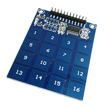Touch Keypad Switch 16-way Button Capacitive Keyboard TTP229 for DIY ...