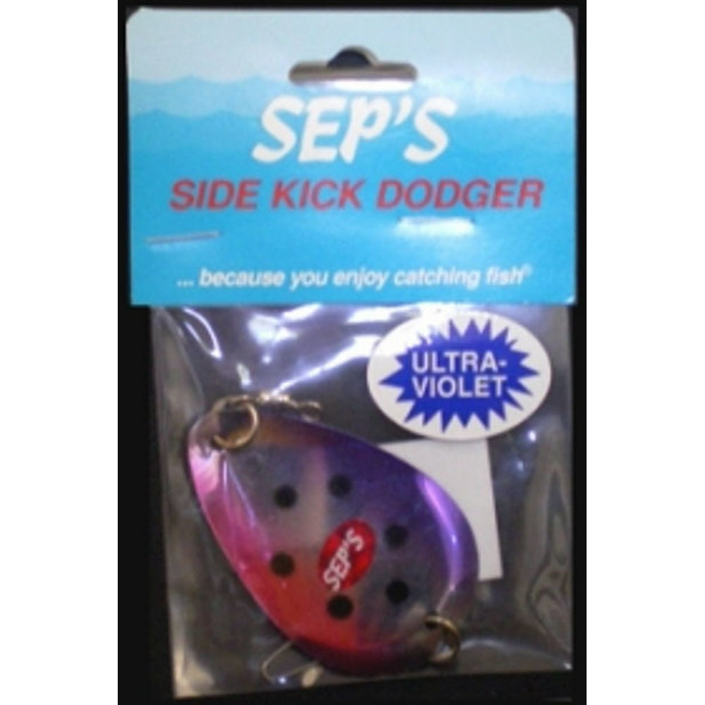 Sep's Pro Fishing Sidekick Dodger, Pink/Purple, Fishing Jigs Walmart