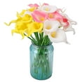 thumbnail image 5 of 20 PCS Calla Lily Simulation Flower Bridal Wedding Bouquet Real Touch Artificial Flowers, 5 of 6