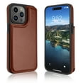 thumbnail image 3 of Njjex For Apple iPhone 15,15 Pro,15 Plus,15 Pro Max 5G Wallet Case, iPhone 15 Pro 6.1" PU Leather Case,Luxury Slim Folio Flip Kickstand Shockproof Cards Holder Wallet Case Cover -Brown, 3 of 8