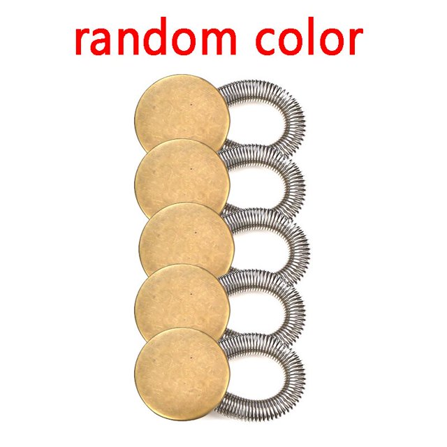 Extensor de botón de Metal mágico para pantalones, 10 Uds., extensores de cintura retráctiles ajustables de costura gratis, expansor de cintura de botón de China Gao Jinjia LED