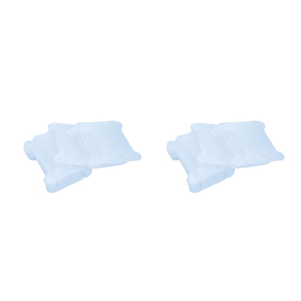 Tarjetas de Bobina de Hilo Toystoory 20 Piezas Accesorios de Oficina Organizadores de Cables Azul 50 Pcs 2Conjunto