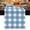Blue, variant on Sage Green Checkered Table Runner 108 Inches Long, Farmhouse Buffalo Plaid Kitchen Coffee Dining Table Decoration for Home Party Birthday Wedding Home Decor 13x108 Inches