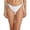 White, variant on Bikini Bottoms for Women String Bathing Suit Bottom with Moderate Coverage Low Waist Swim Bottom