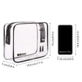thumbnail image 4 of Neceser de viaje WANDF aprobado por la TSA, transparente para hombres y mujeres, 4 of 7