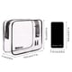 thumbnail image 4 of Neceser de viaje WANDF aprobado por la TSA, transparente para hombres y mujeres, 4 of 7