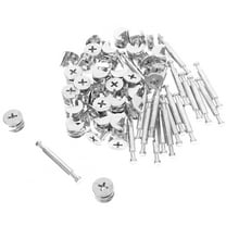 20 Sets Cam Lock Fittings For Furniture Connectors Dowels Kit Connection Cabinet