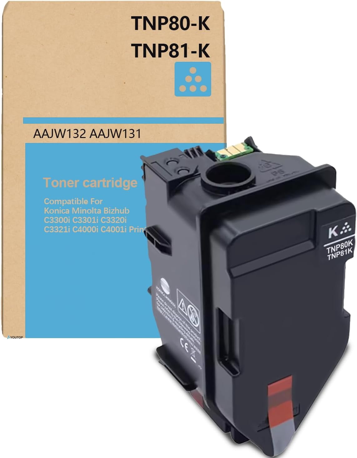 ブラックトナー TN324K/TN324JK OEM Konica Minolta TN324K (A8DA130) Toner Cartridge, BLACK, 28K