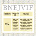 thumbnail image 6 of Oval Tablecloth, Modern Geometric Oval Tablecloth, Striped Tablecloth Indoor/Outdoor Waterproof Wrinkle Free Durable Oval Tablecloth for Oval Tables 60 X 84 Inch, 6 of 6
