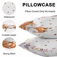 thumbnail image 4 of Fall Pumpkin Outdoor Pillow Covers 20x20 Inch Throw Pillow Covers Set of 2 Waterproof Decorative Pillow Cases Thanksgiving Orange White Autumn Leaves Cushion Covers for Patio Furniture Garden Couch, 4 of 8
