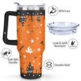 thumbnail image 3 of 40 OZ Happy Halloween Cup with Handle Double Wall Vacuum Insulation Tumbler Gift for Travel Commuting, 3 of 7