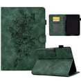 thumbnail image 2 of MonsDirect Case for 6.8" Kindle Paperwhite 11th Generation 2021, Suede Leather Cover with Stand, Auto Wake/Sleep with Pen Holder for Kindle Paperwhite & Signature Edition & Kids E-reader 2021, Green, 2 of 7