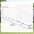 thumbnail image 3 of PawHut Adjustable Dog Agility Training Obstacle Set Blue and White, 3 of 9
