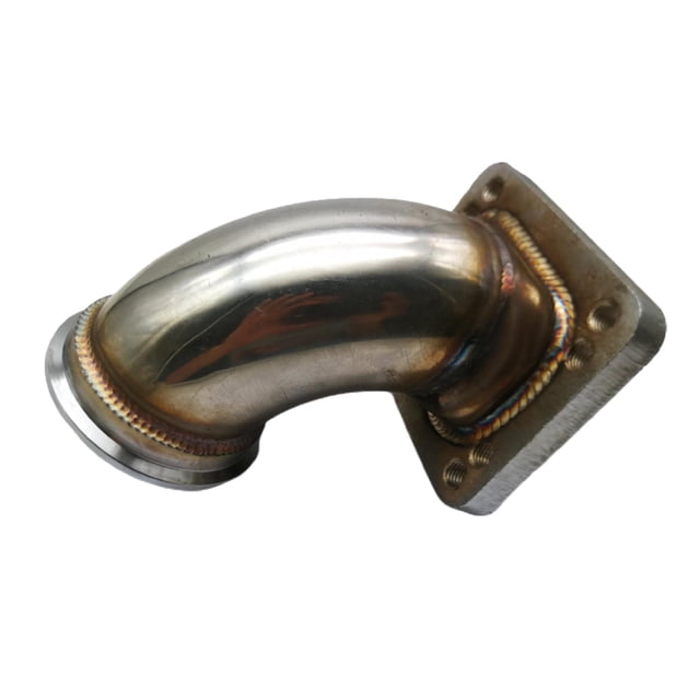 Acero Inoxidable 304 Zulema Brida adaptadora de codo de con Banda en V para compresor T3 T4 piezas de cargadores accesorios para au