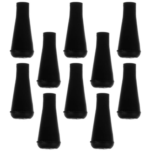 ROSENICE Durable Black Rubber Arrow Tips for Outdoor Use Safety Arrowheads Fit Most Bows 15 Pieces