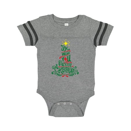 

Inktastic We Wish You A Merry Christmas Gift Baby Boy or Baby Girl Bodysuit