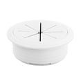 thumbnail image 1 of Visland Desk Wire Cord Cable Grommets Hole Cover Plastic Cable Cord Organizer Line Outlet Port Threading Box Cover for Office Pcs Desk, 1 of 8