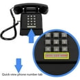 Home Intuition Amplified Single Line Corded Desk Telephone with Extra