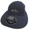 thumbnail image 5 of Rechargeable Solar Power Cooling Fan Hat with Adjustable Winds Speed for Adult Teens Camping Hiking with Sun Protections, 5 of 9