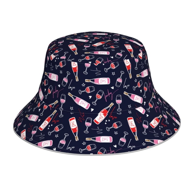 Balery Love Wine Sombreros para el sol para hombre y mujer, sombrero de pescador con UPF 50+