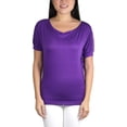 thumbnail image 2 of ToBeInStyle Womens Relaxed Fit Dolman Blouse Top Soft Feel, 2 of 4