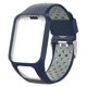 thumbnail image 1 of Correa de pulsera de silicona con estuche para TomTom Series 2 3 (azul + gris), 1 of 6