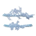 thumbnail image 3 of simhoa 2Pcs Bridal Garters Wedding Garter Set Costume Thigh Rings Elastic Hand Sewn Leg blue, 3 of 8