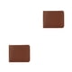 thumbnail image 4 of Cartera Retro Qarigey para Hombre de Cuero Con Clips para Dinero Color Café, 4 of 6