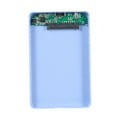 thumbnail image 4 of TFixol 2.5 inch Hard Disk Case USB3.0 External HDD/SSD Enclosure SATA Hard Drive Case Tool-free Design Easy Installation ABS Shell Blue, 4 of 8