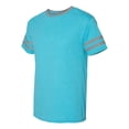 thumbnail image 2 of Jerzees 602MR Men's Tri-Blend Varsity Ringer T-Shirt, 2 of 5