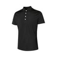 thumbnail image 3 of ZAXARRA Men? s Tops V-Neck Short Sleeve Pullover Polo Shirt with Buttons, 3 of 9