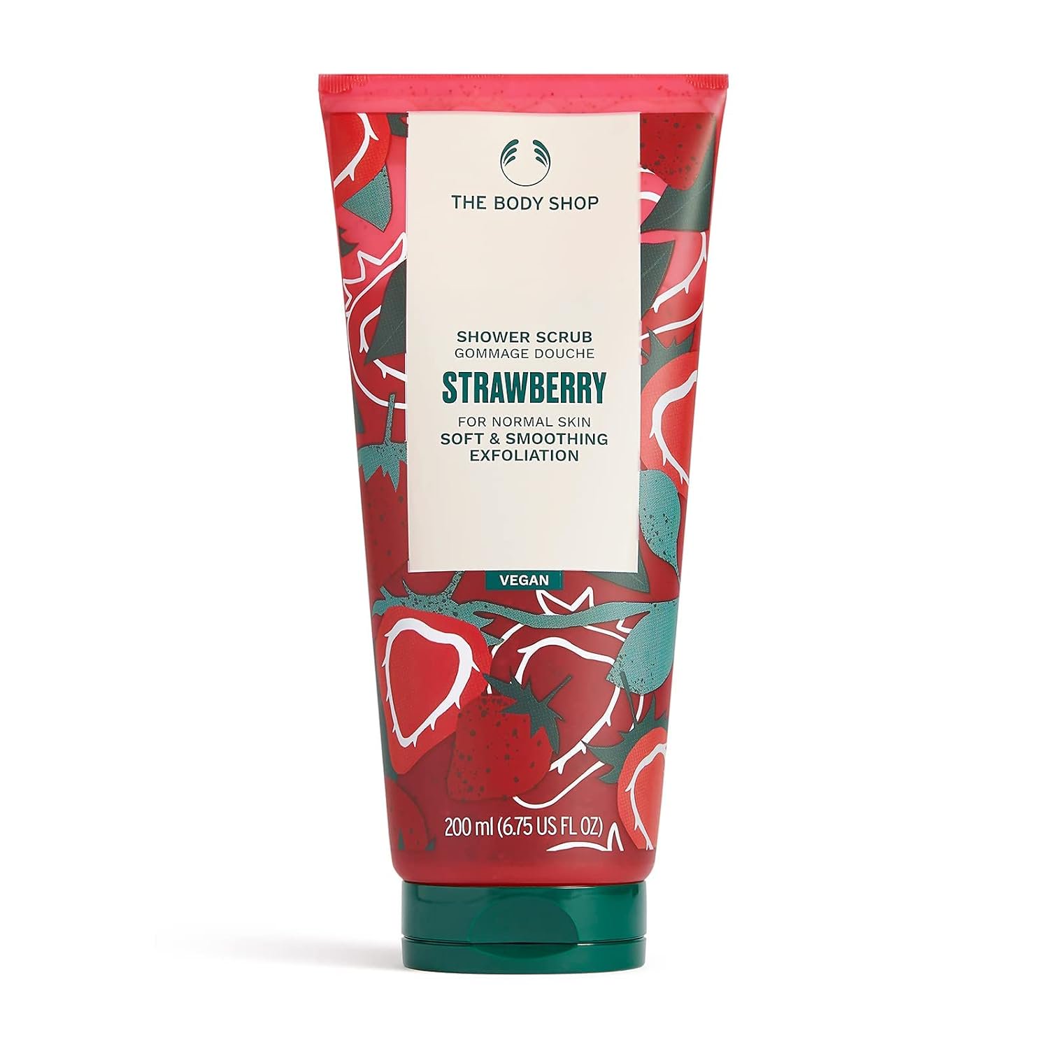 The Body Shop Strawberry Smoothing Exfoliation Body Scrub 6.75 oz